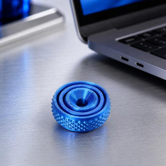 3D Printed Fidget Spinner, Multi-Layer Rotating Rings, Fidget Toys Sensory Stress Relief Toys for Adults & Kids, Anxiety Reducing Fidget Spinners for