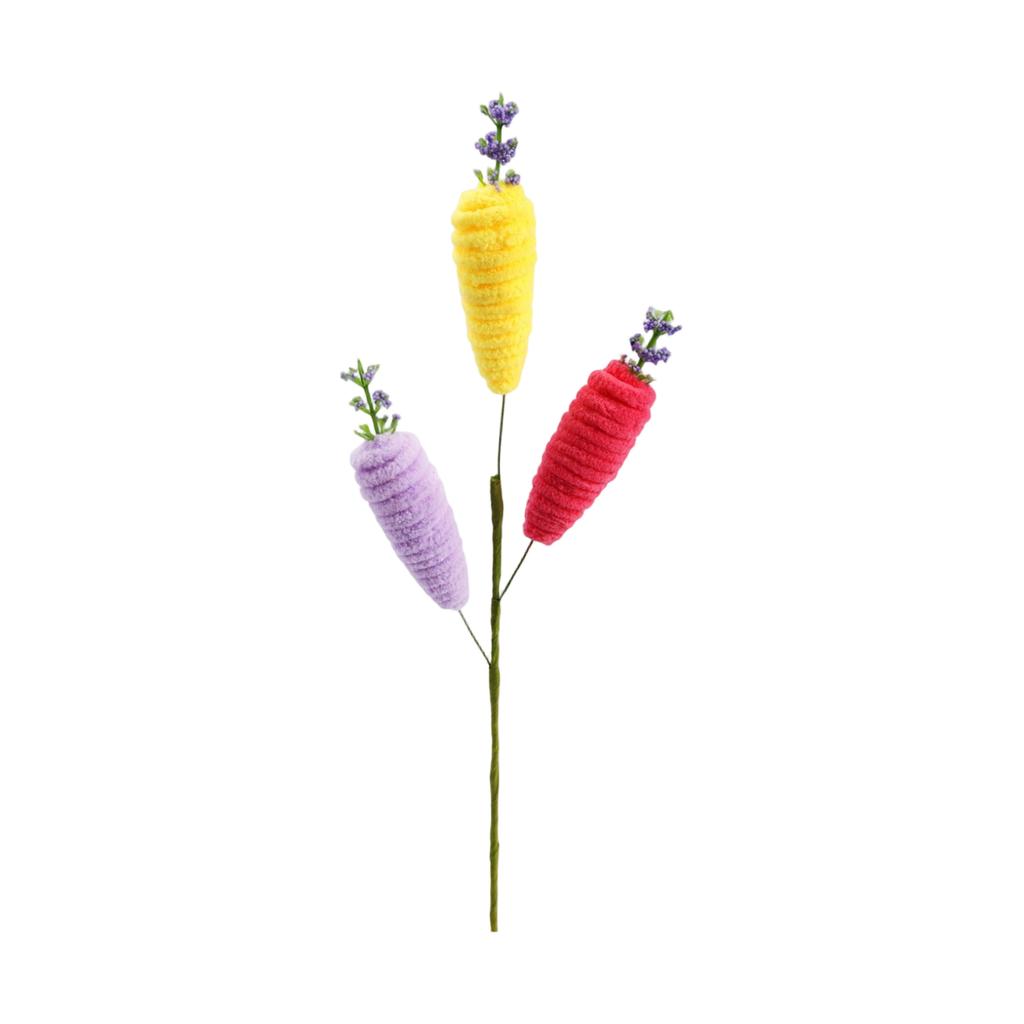 Easter Radish Branch Decoration Easter Decorative Simulation Ornaments Easter Table Decoration Supplies