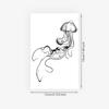 Premium Sense, Simple Personality, Small Fresh Ink Jellyfish Arm Tattoo Sticker