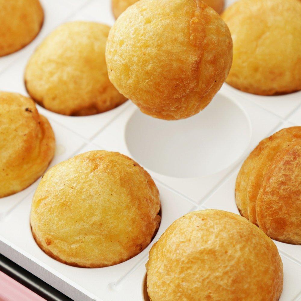 IRIS OHYAMA Takoyaki Maker 2WAY Platte 24 Löcher Flach Keramikbeschichtung Grau (Takoyaki-Teller) PHP-C24W-H