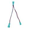 Car Adapter LED Y Cable Cupholder Auto AC/Radio Blue For BMW F30 F31 F80 M3 19cm 7.5 Inch 3 Pin Ambient Light