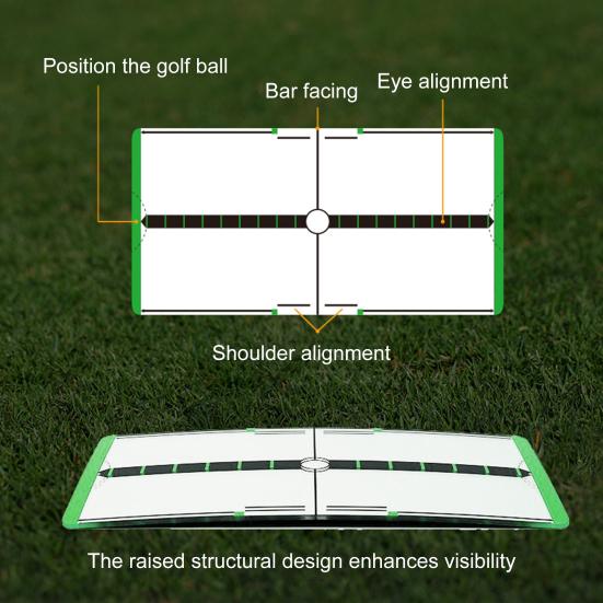 Golf Putting Mirror Alignment Putting Training Aid for Consistency Accuracy Golf