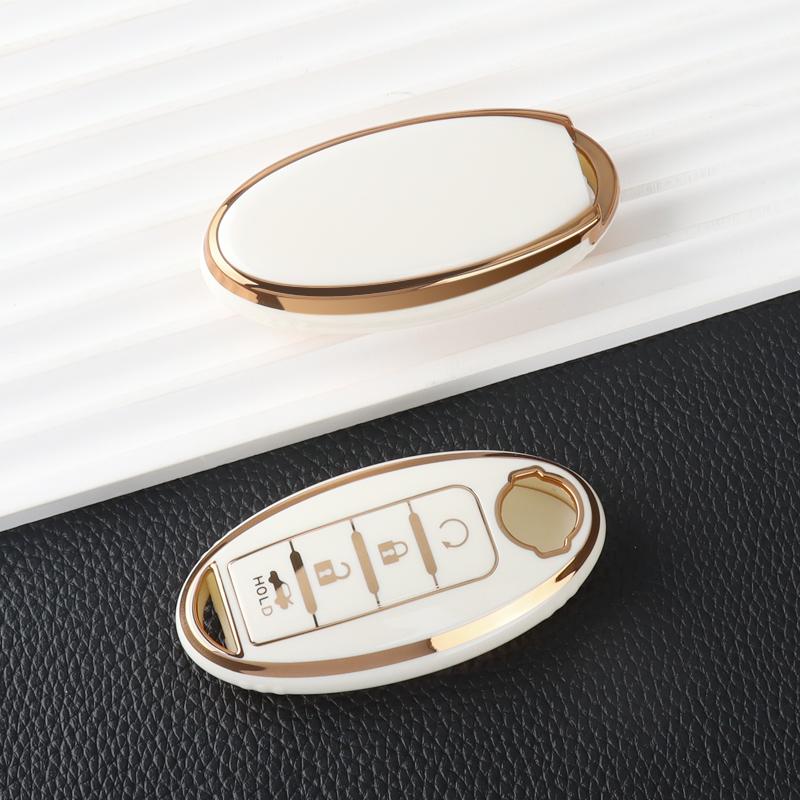 Tpu Car Key Case For Nissan Qashqai X-Trail T32 T31 Note Juke J10 J11 Kicks Tiida Pathfinder Infiniti Car Key Cover Accessories