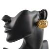 Chanel Earring Matelasse Gold Plated Gold 31.5g Women Used