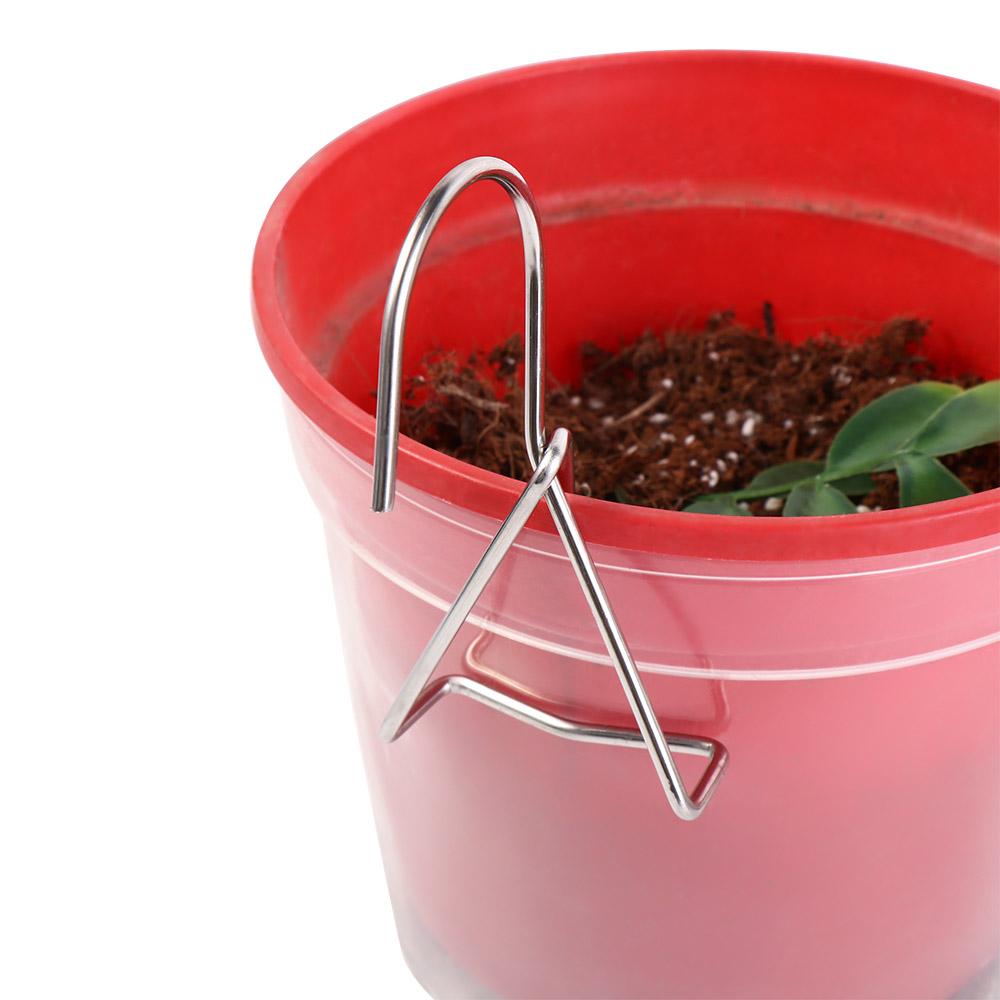 Stainless Steel Terracotta Pots Hangers Triangular Shaped Planter Hanger Indoor Outdoor