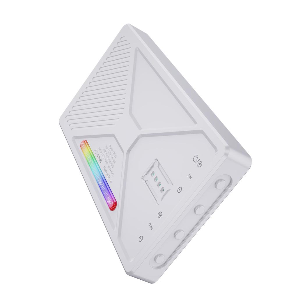 RGB LED Video Light Portable LED Camera Light Panel 225 LED Beads Full Color CRI 95+ 4000mAh Rechargeable Photography