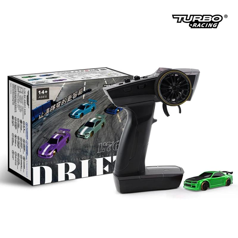 Turbo Racing C64 C65 C61 C62 C63 1:76 Drift RC Car With Gyro Radio Full Proportional Toys For Kids and Adults
