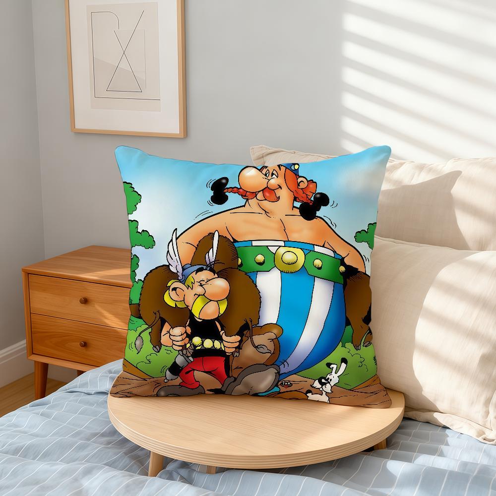 Manga A-Asterix Et O-Obelix cushion cover Home Office Convenient Nordic Simplicity Hit With Zipper Cushion Cover