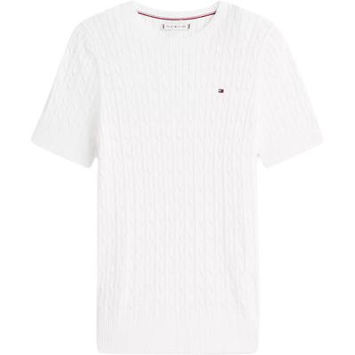 Round Neck Soft Casual Comfortable Simple Short Sleeve Sweater Women Sweater XW07177-YBL