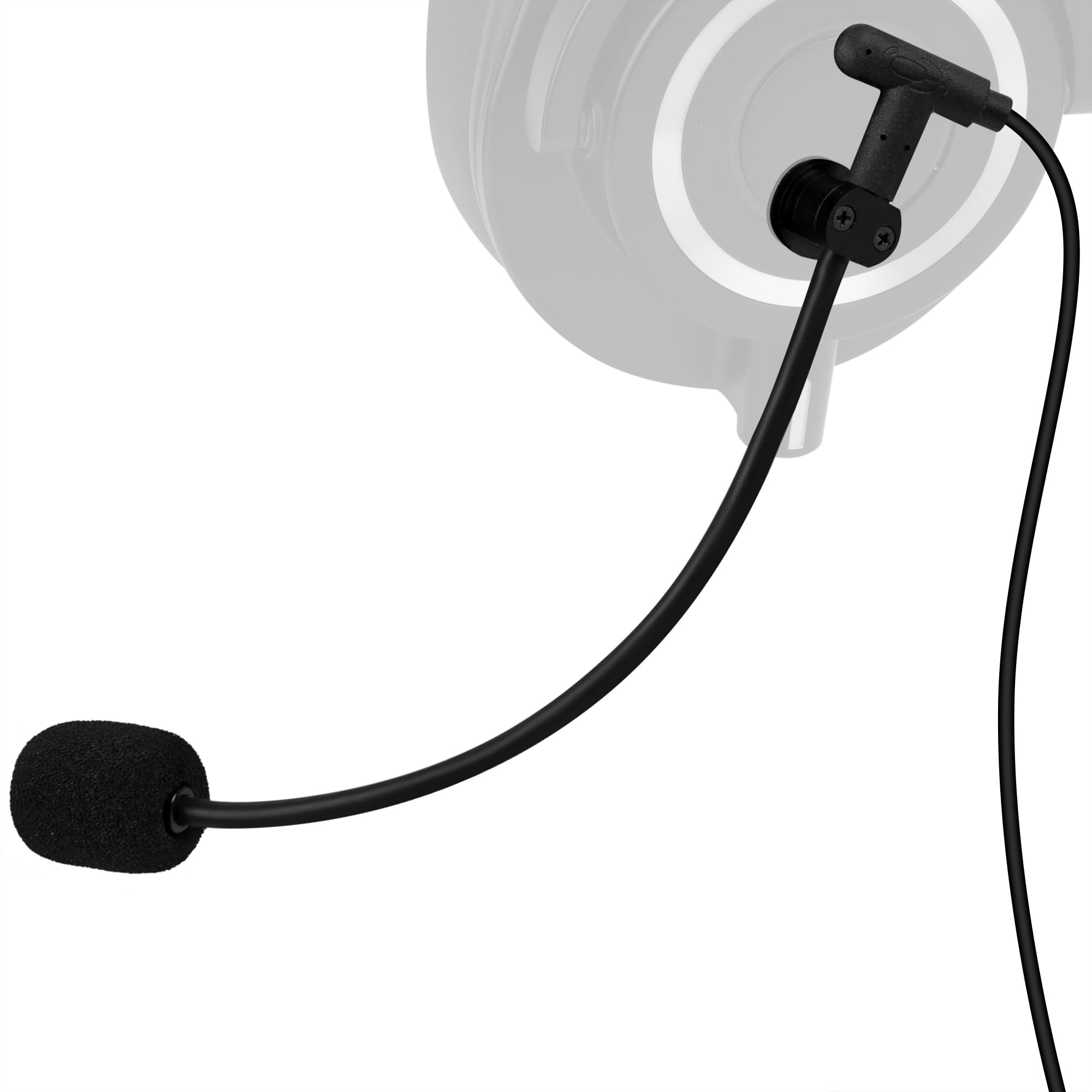 

Geekria Magnetic Wired Headphone 200cm for and with Splitter and Clip Microphone, Long, Gaming, Meetings, Streaming, Y-Shaped чёрный