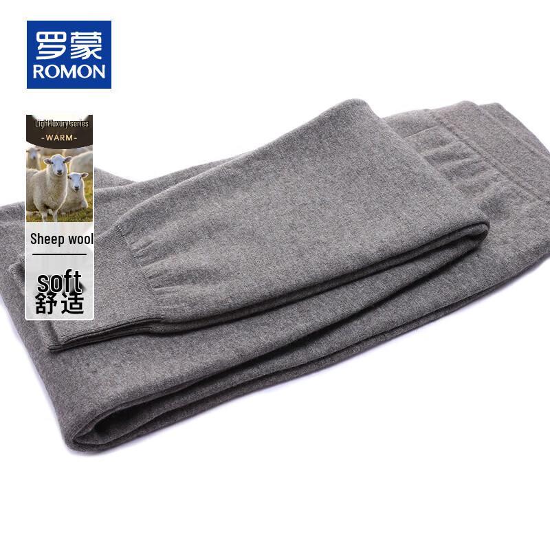 ROMON Men's Wool Blend Thermal Base Layer Pants