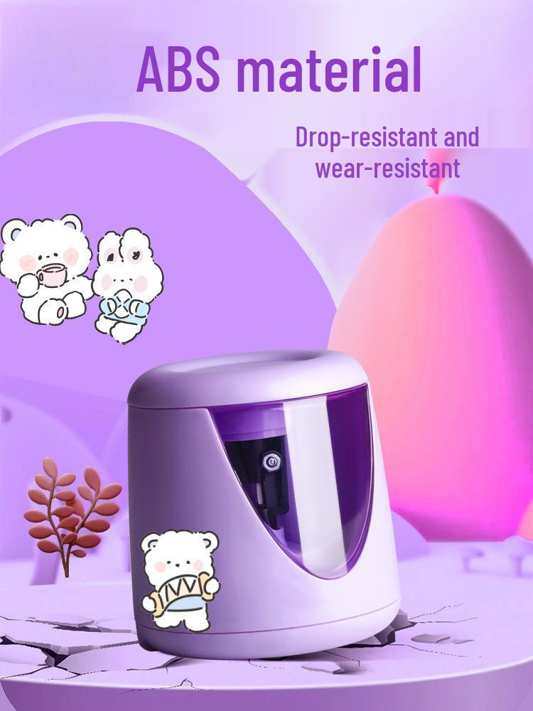 True Color Rechargeable Electric Pencil Sharpener for Students