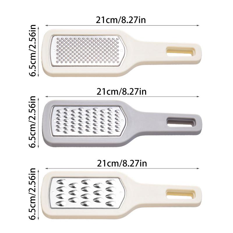 Save Time 3 In 1 Carrot Grater Multifunctional Wipe Evenly Cheese Grater Beige Convenient Vegetable Shredder Kitchen