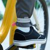 2pcs Reflective Cycling Leg Strap Elastic Adjustable Running Band with Storage Buckle for Outdoor Night Sports and Exercise