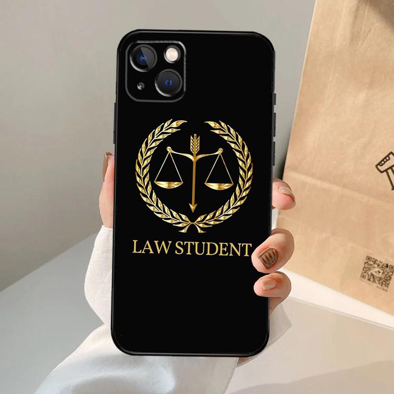Gesundheitsstudent Anwalt Richter Fallhülle Für iPhone 16 15 14 12 Pro Max 11 13 Pro Max X XR XS MAX Plus 12 Mini Hülle