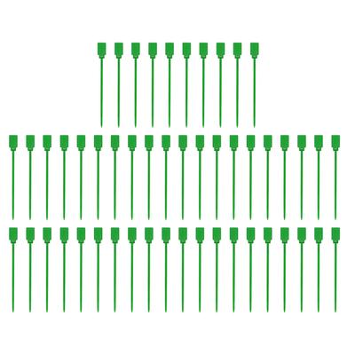 50Pcs RFID Tie Tag Anti Theft 915MHz PP Strong Sealing Tie Label for Clothes Cable Luggage