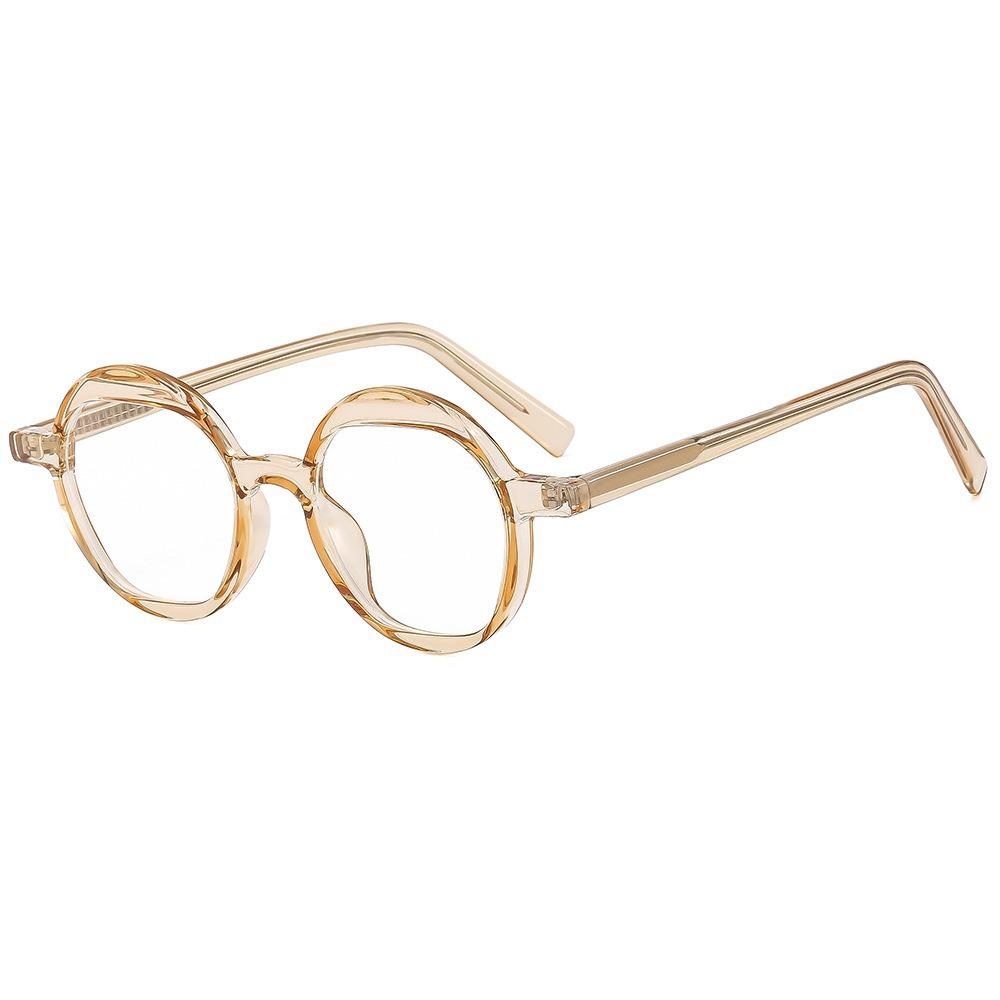 Tr90 Frame Ergonomic Round Sunglasses Uv400 Shades Lightweight Floral Eyewear For Parties Fishing Sun