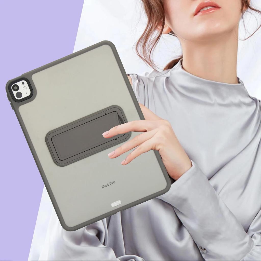 Matte Stand Case For iPad Pro Air 4 5 6 7 8 9th 10th Generation Cases Translucent 10.2 10.9 11 12.9 13 Mini Kickstand Cover