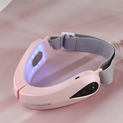 Masážní přístroj na obličej V-Line Lift Up Belt, pás na zvednutí brady, červený, modrý, LED, vibrační masážní přístroj na zeštíhlení obličeje