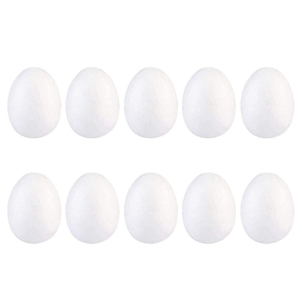 10Pcs High Quality Foam Easter Eggs DIY Craft Kit for Festive Decor Wedding Birthday Halloween Christmas Easter Party Family Fun