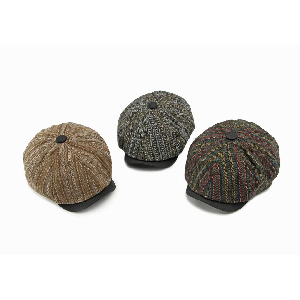TWO QUILL Newsboy Hunting Perfect for Slimming Stylish Men's Cap, Hat, Painter's Hat, Walking, Travel, Spring/Summer, Gentleman's, Effect, (Gray)
