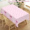 Pink Bow Tablecloth Birthday Party Decoration Favors Disposable Tablecloth Wedding 1st Birthday Party Supplies Table Decoration
