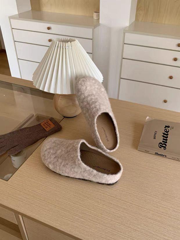 Fashion Winter 2026 Fashion Women's Shoes Comfortable Plush Velvet Warm Slippers Home Non-slip Lightweight Soft-soled Indoor slippers