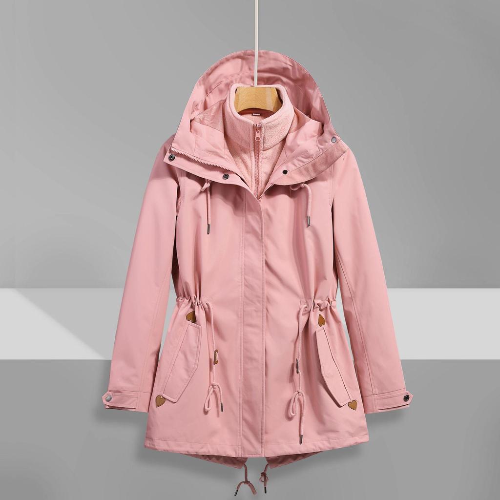 Women's 2023 Trendy Three-in-One Fleece Windbreaker for Tibet