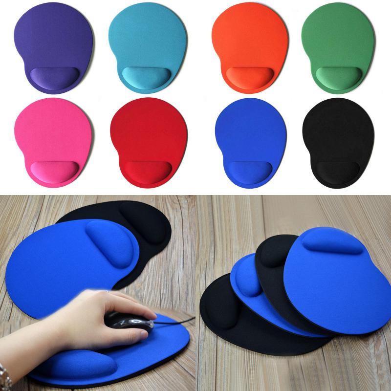 Ergonomic Wrist Rest Mousepad Comfortable Wrist Support Non Slip Mice Mat Soft Mousepad Wristband Mouse Pad For Laptops Computer