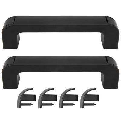 2 Stück Vierkantgriff für Industrieausrüstung Elektroschrankgriffe Hardwareteile 8.5x160B