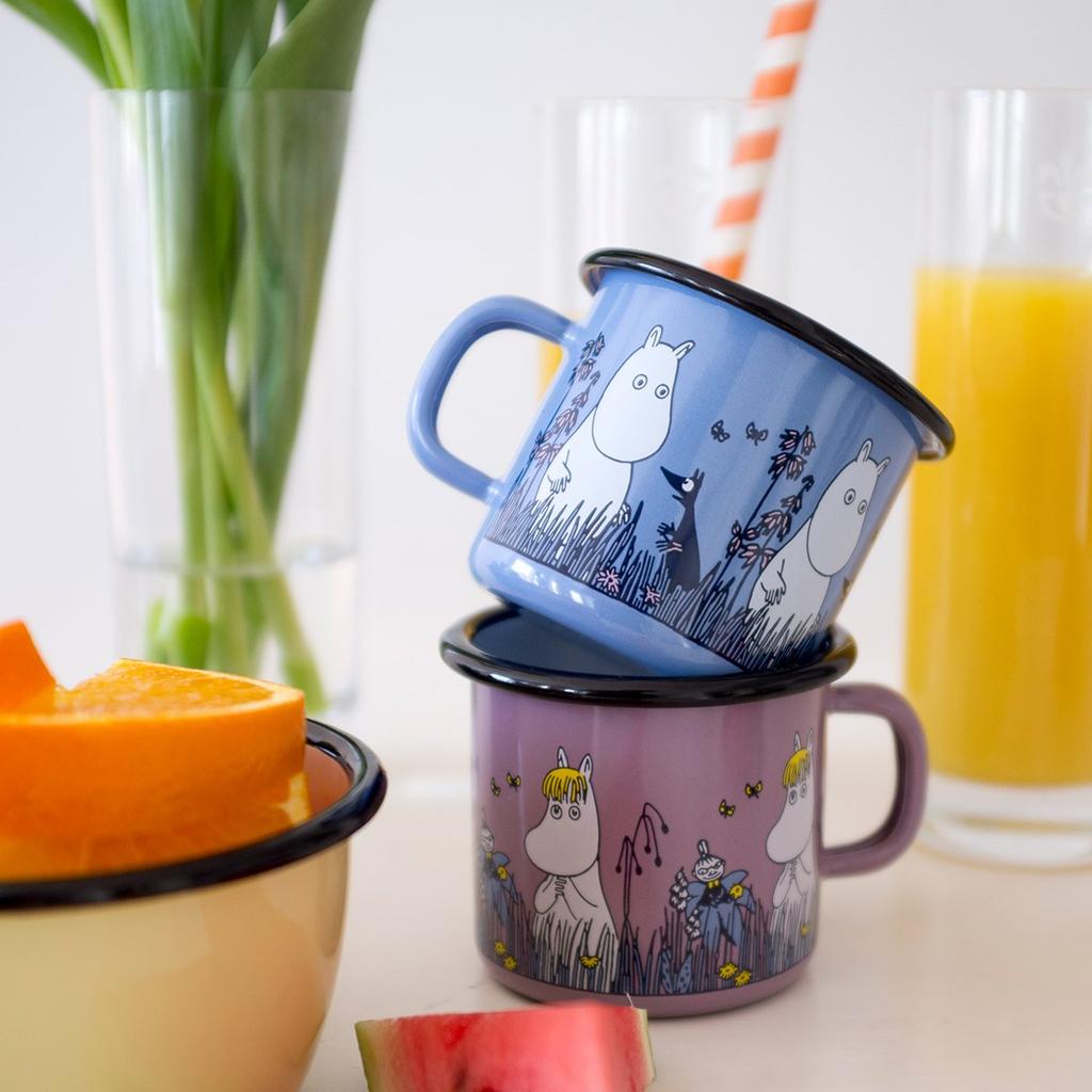 Muurla Moomin Small Friends Moomin Blue Mug, & Sophus, MRA060113,