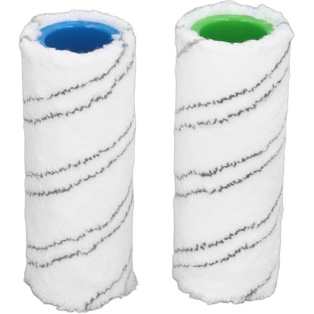 Replacement Brush Roller, Microfiber Efficient Washable Hard Floor Cleaner Roller Low Noise for Karcher FC3 FC3D FC5 FC5D FC7