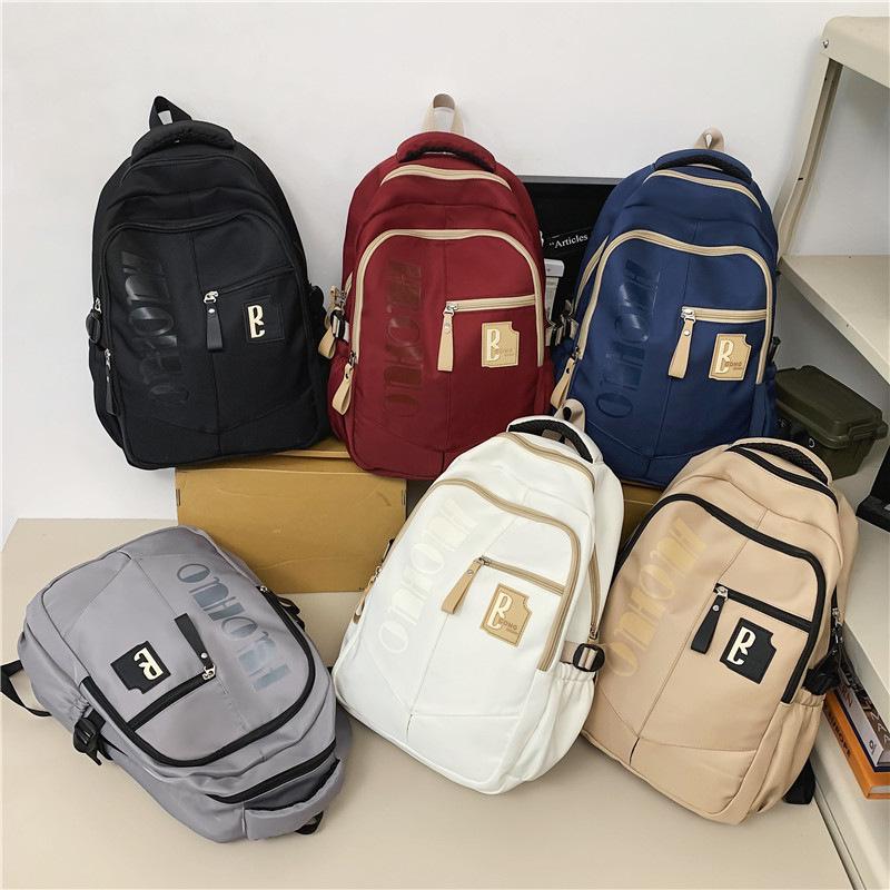 Schoolbag Vintage Versatile Travel Backpack College Style Junior High School Student High School Student School Bag Girls Large Capacity Computer