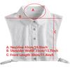 Lace Fake Decorative Collar for Womens and Girls Doll Shirt Detachable Collar Shawl Sweater Neckwear Clothing Accessories