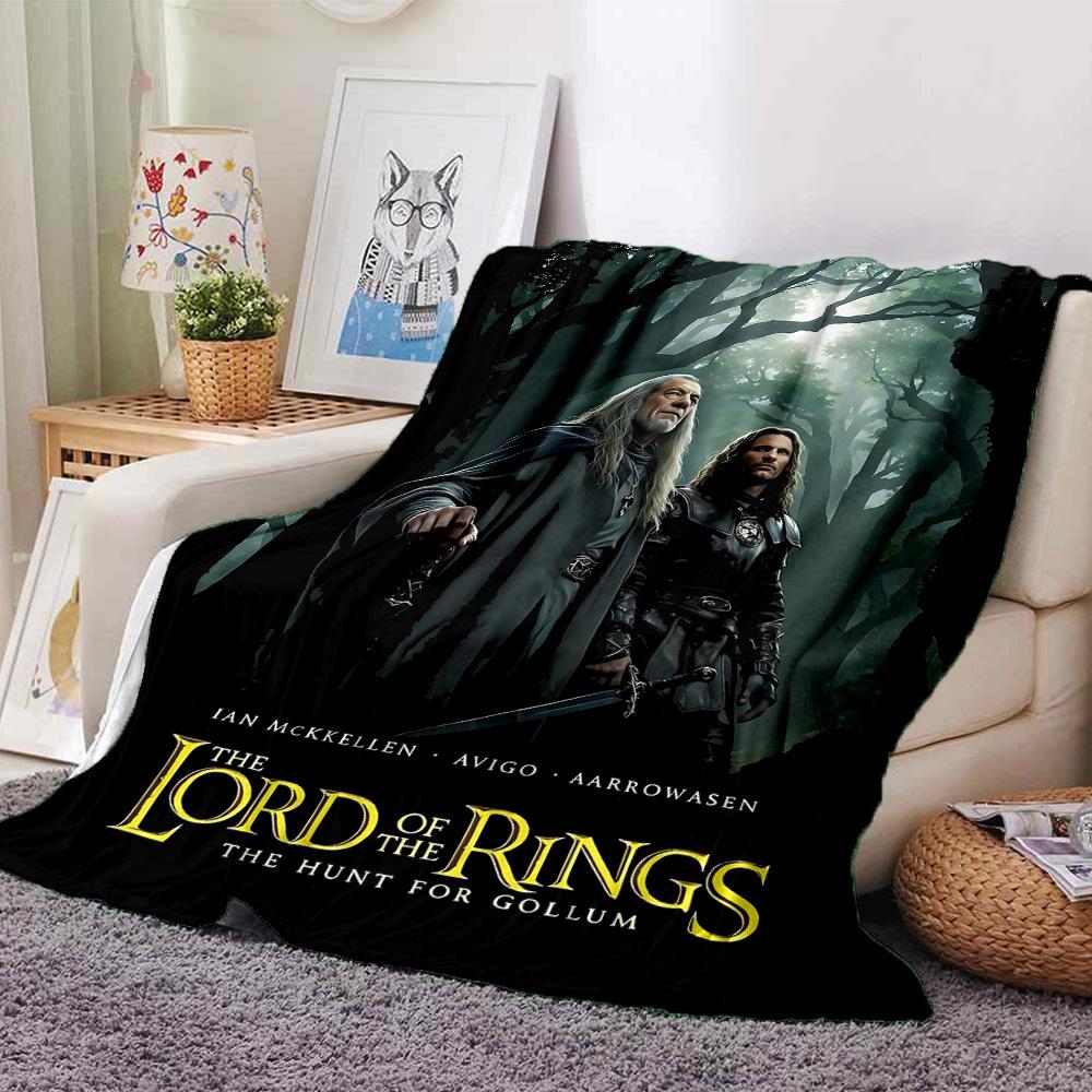 

1pc Lord of the Rings Hunt for Gollum Flannel Blanket Soft Warm Throw for Home, Office, Travel, All-Season Cozy Bedding GiftL1225 80cmx120cm(31inx47in)