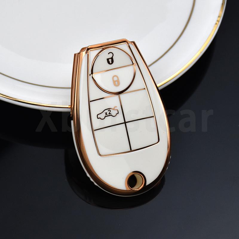 

TPU Key Case Cover Shell Fob Holder for Chrysler Town Country Grand Voyager for Dodge Dart Grand Caravan for Jeep Grand Cherokee