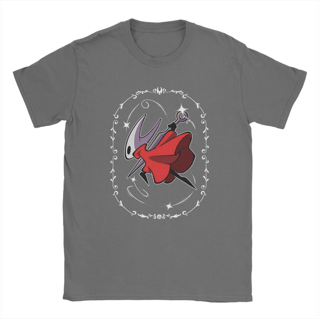 Men's T-Shirts Hollow Knight Silksong Funny 100% Cotton Tee Shirt Short Sleeve  T Shirts Crew Neck Clothing New Arrival
