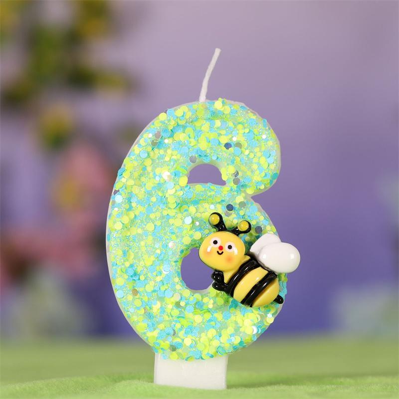 

Свеча на день рождения, номер, праздничные атрибуты, украшения для комнаты, свеча-пчела, подарок, воспоминания, лампы, восковые свечи и подставки