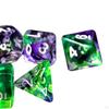7 Pieces Multi Sided Dices Polyhedral Acrylic for Card Game Games