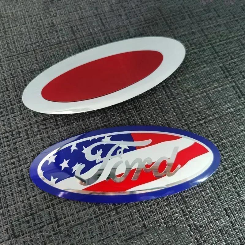 Rear Trunk Badge for Ford F150 Fiesta Ranger Focus 2 Explorer MK4 Fusion Escape Kuga Mondeo Car Front Hood Emblem Cover Sticker