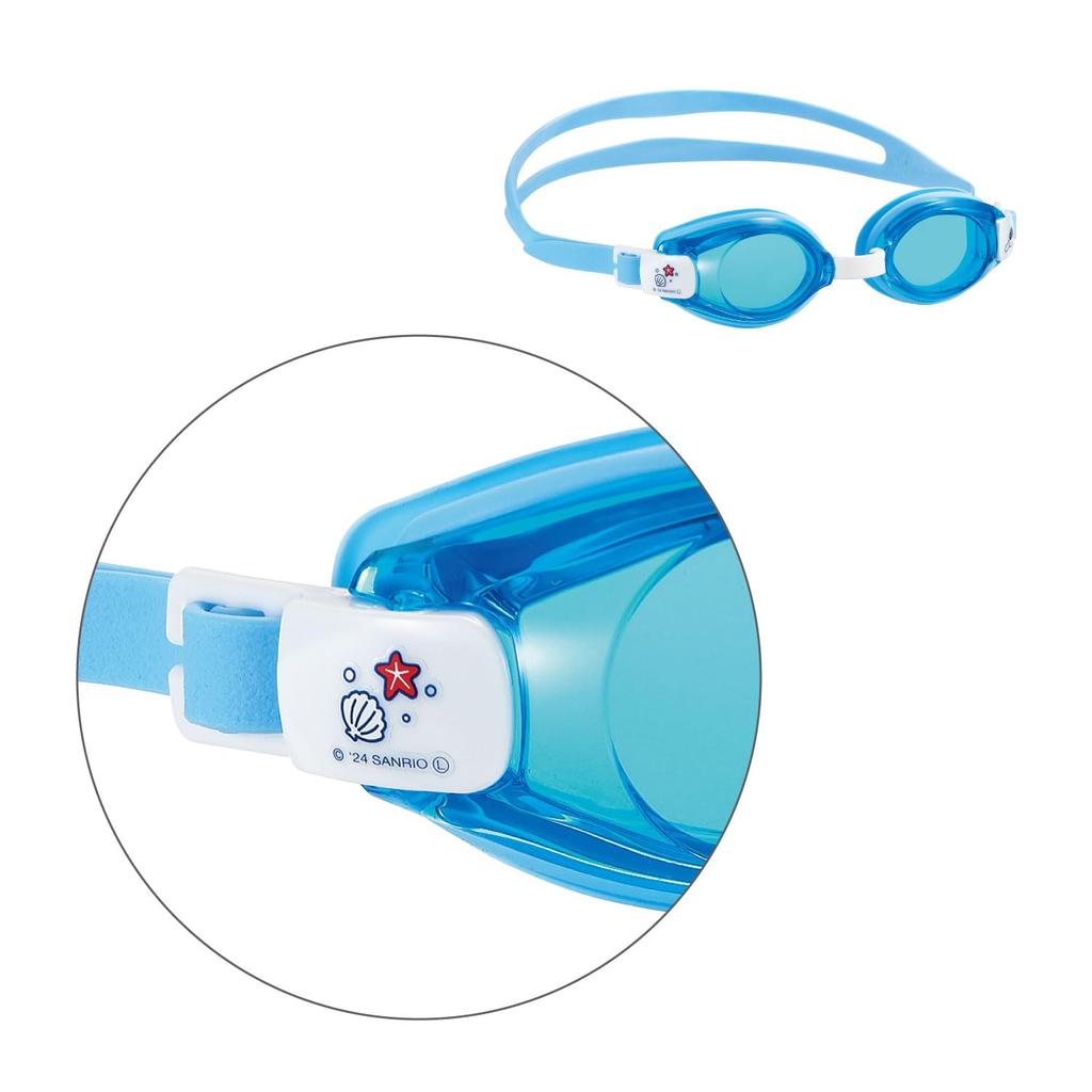 Swimming Goggles SKBL Sky Blue Cinnamoroll For Children 3 To 8 Years Old UV Protection [Swans] Japanese-made SW-CR Anti-fog