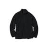 UNIQLO Solid Color Stand Collar Zipper Long Sleeve Jacket Fleece Thick Coat Unisex jackets Black 450195-09