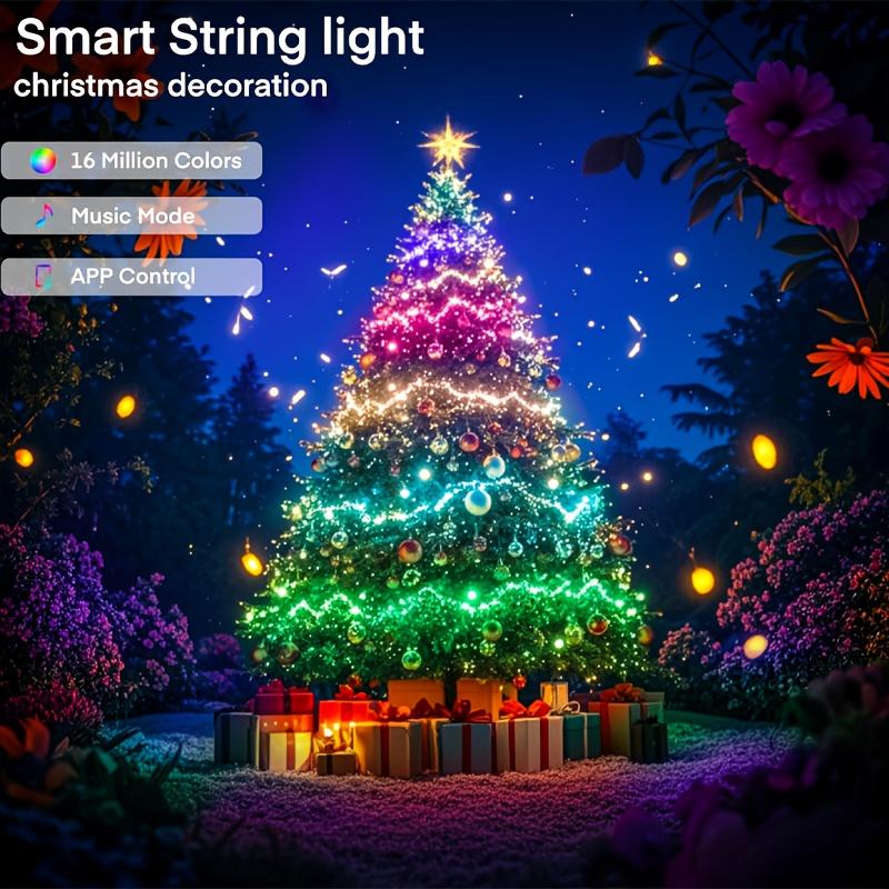Dreamcolor RGBIC USB Sting Light Bluetooth APP DIY Christmas LED Fairy Lights Garland Decoration for Tree Wedding Birthday Party