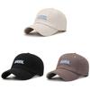 Letter Embroidery Ahhh Baseball Cap Cotton Hat Sun Protection Breathable Gift