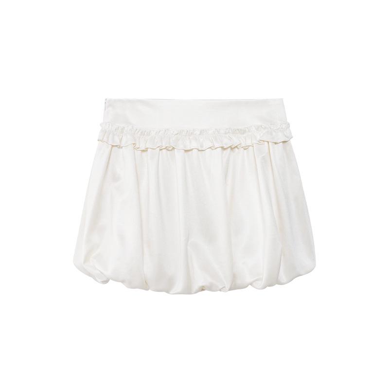 

NEWOPEN 25th Anniversary French Sweet Tulip High Waist Puffy Mini Skirt S5199 Small абрикосовый/бежевый