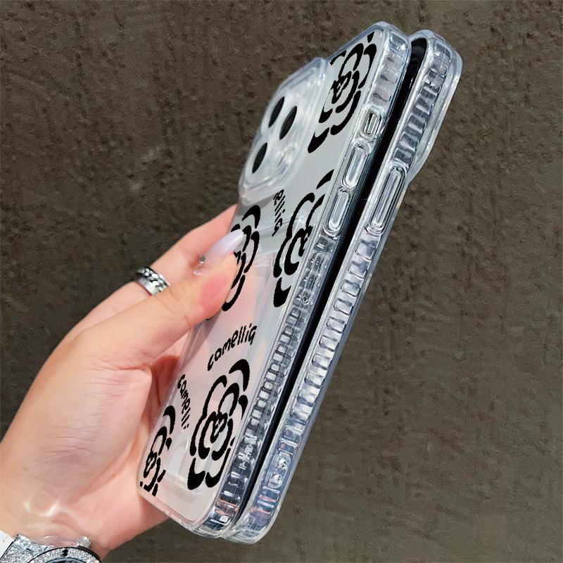 Card Slot Holder Silicone Wallet Pocket Case For Xiaomi Redmi Note 12 13 Honor 200 Smart Oppo A18 A38 A58 Samsung S23 S24 S25 Cover Clear Phone Bumper