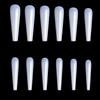 504 pezzi XXL Lunghe Ballerina Coffin Unghie Press On Copertura Totale Unghie Finte Quadrate per Design Nail Art Trasparenti e Naturali