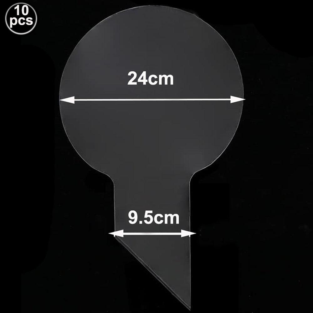 

10pcs Transparent Bobo Balloon 24cm Wide Mouth Clear Bubble Balloon Stuffing Gift For Christmas Wedding Birthday Party Decoratio 24cm