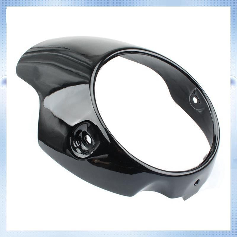 Motorcycle Headlight Fairing Mask Cowl For Triumph BONNEVILLE T100 T120 SE Thruxton 900 Scrambler 2001- Gloss Black