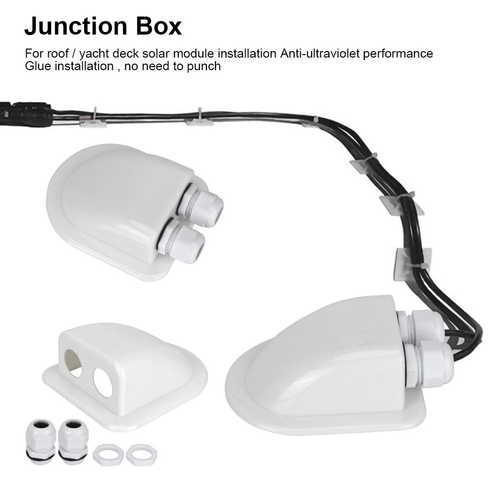 Roof Wire Entry Cable Connector Holder Caravan Solar Car Junction Box Cable Entry Gland Box RV Yacht Caravan Accessories